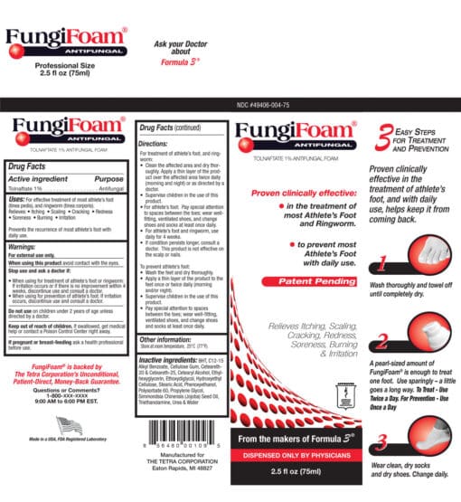 FungiFoam Label