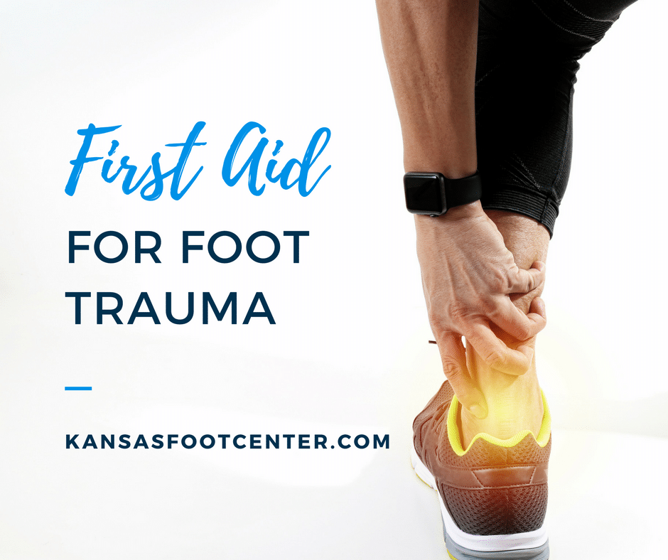 First Aid Foot Truama