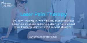 Graphic for laser pain therapy